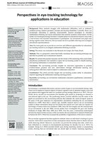 Perspectives in eye-tracking technology for applications in education