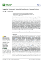 Engaging students in scientific practices in a remote setting