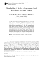 Moonlighting: A reality to improve the lived experiences of casual workers