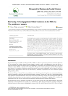 Increasing work engagement within businesses in the 4IR era: The predictors' impacts