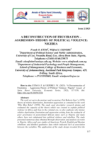 A deconstruction of frustration – aggression-theory of political violence: Nigeria