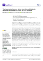 The association between active mobility and subjective wellbeing during COVID-19 in MENA countries