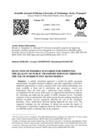 Selection of possible scenarios for improving the quality of public transport services through the use of hybrid fuzzy-MCDM models