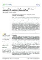 Greenwashing, sustainability reporting, and artificial intelligence: A systematic literature review