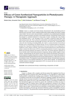 Efficacy of green synthesized nanoparticles in photodynamic therapy: A therapeutic approach
