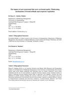 The impact of user-generated fake news on brand equity: Moderating mechanisms of brand attitude and corporate reputation 