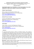 The profitability of technical analysis during volatile periods in the South African financial markets