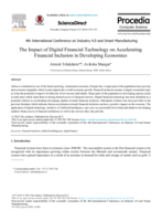 The impact of digital financial technology on accelerating financial inclusion in developing economies