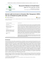Internal audit involvement in Enterprise Risk Management (ERM): The case of Zimbabwean public universities