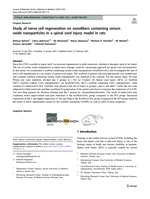 Study of nerve cell regeneration on nanofibers containing cerium oxide nanoparticles in a spinal cord injury model in rats