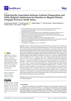 Exploring the association between ambient temperature and daily hospital admissions for diarrhea in Mopani District, Limpopo Province, South Africa