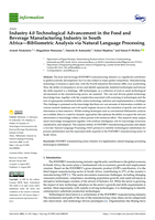 Industry 4.0 technological advancement in the food and beverage manufacturing industry in South Africa—Bibliometric analysis via natural language processing