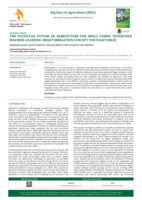 The potential future of agriculture for small farms: supervised machine-learning smart irrigation concept for vegetables
