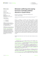 Between suffering and coping: burnout in female medical doctors in South Africa