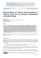 Representations of violence, representations as violence: When the news reports on homicides of disabled people