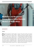 Resilience and resistance among migrant male domestic workers in South Africa