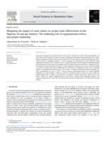 Mitigating the impact of cross-culture on project team effectiveness in the Nigerian oil and gas industry: The mediating role of organizational culture and project leadership