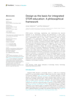Design as the basis for integrated STEM education: A philosophical framework