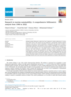 Research in tourism sustainability: A comprehensive bibliometric analysis from 1990 to 2022