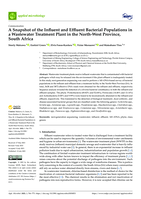 A snapshot of the influent and effluent bacterial populations in a wastewater treatment plant in the North-West Province, South Africa