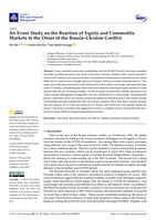 An event study on the reaction of equity and commodity markets to the onset of the Russia–Ukraine conflict