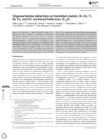 Organochlorine detection on transition metals (X=Zn, Ti, Ni, Fe, and Cr) anchored fullerenes (C23X)