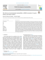 The drivers of environmental sustainability in BRICS economies: Do green finance and fintech matter?