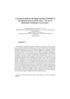 A conceptual model for the digital inclusion of SMMEs in the Informal Sector in South Africa -The use of Blockchain Technology to access loans