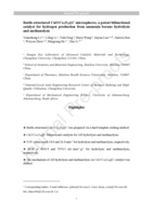 Rattle-structured CuO/Co 3 O 4 @C microspheres, a potent bifunctional catalyst for hydrogen production from ammonia borane hydrolysis and methanolysis