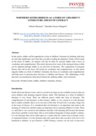 Northern Sotho riddles as a form of children’s literature: Issues of literacy