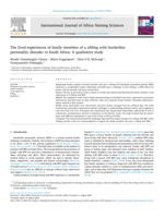 The lived experiences of family members of a sibling with borderline personality disorder in South Africa: A qualitative study