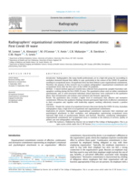 Radiographers’ organisational commitment and occupational stress: First Covid-19 wave