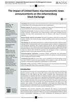 The impact of United States macroeconomic news announcements on the Johannesburg Stock Exchange