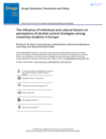 The influence of individual and cultural factors on perceptions of alcohol control strategies among university students in Europe