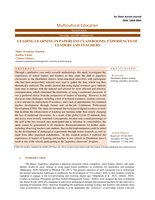 Leading learning in paperless classrooms: Experiences of leaders and teachers