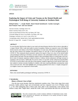 Exploring the impact of crisis and trauma on the mental health and psychological well-being of university students in Northern Haiti