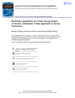 Realising capabilities for street young people in Harare, Zimbabwe: A new approach to social protection