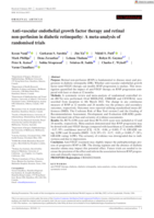Anti-vascular endothelial growth factor therapy and retinal non-perfusion in diabetic retinopathy: A meta-analysis of randomised trials