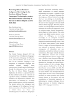 Restoring African feminist indigenous knowledge in the Southern African human languages technologies project: An action research case study of the San tsî Khoen Digital Archive 2020-2022