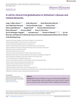 A call for clinical trial globalization in Alzheimer's disease and related dementia
