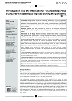 Investigation into the International Financial Reporting Standards 9 model flaws exposed during the pandemic