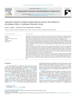 Association between transport-related physical activity and wellness in sub-Saharan Africa: A systematic literature review