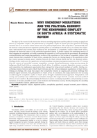 Why unending? Migrations and the political economy of the xenophobic conflict in South Africa: A systematic review