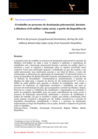 Work in the process of psychosocial domination, during the civil-military dictatorship (1969-1979), from Foucault's biopolitics