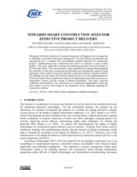 Towards smart construction sites for effective project delivery