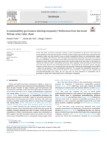 Is sustainability governance abetting inequality? Reflections from the South African wine value chain