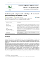 Gender inequality facing women in leadership as the hindrance to achieving sustainable development in Africa