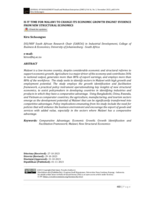 Is it time for Malawi to change its economic growth engine? Evidence from new structural economics