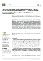Screening and production of industrially relevant enzymes by bacillus paranthracis strain MHDS3, a potential probiotic