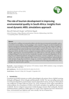 The role of tourism development in improving environmental quality in South Africa: Insights from novel dynamic ARDL simulations approach
